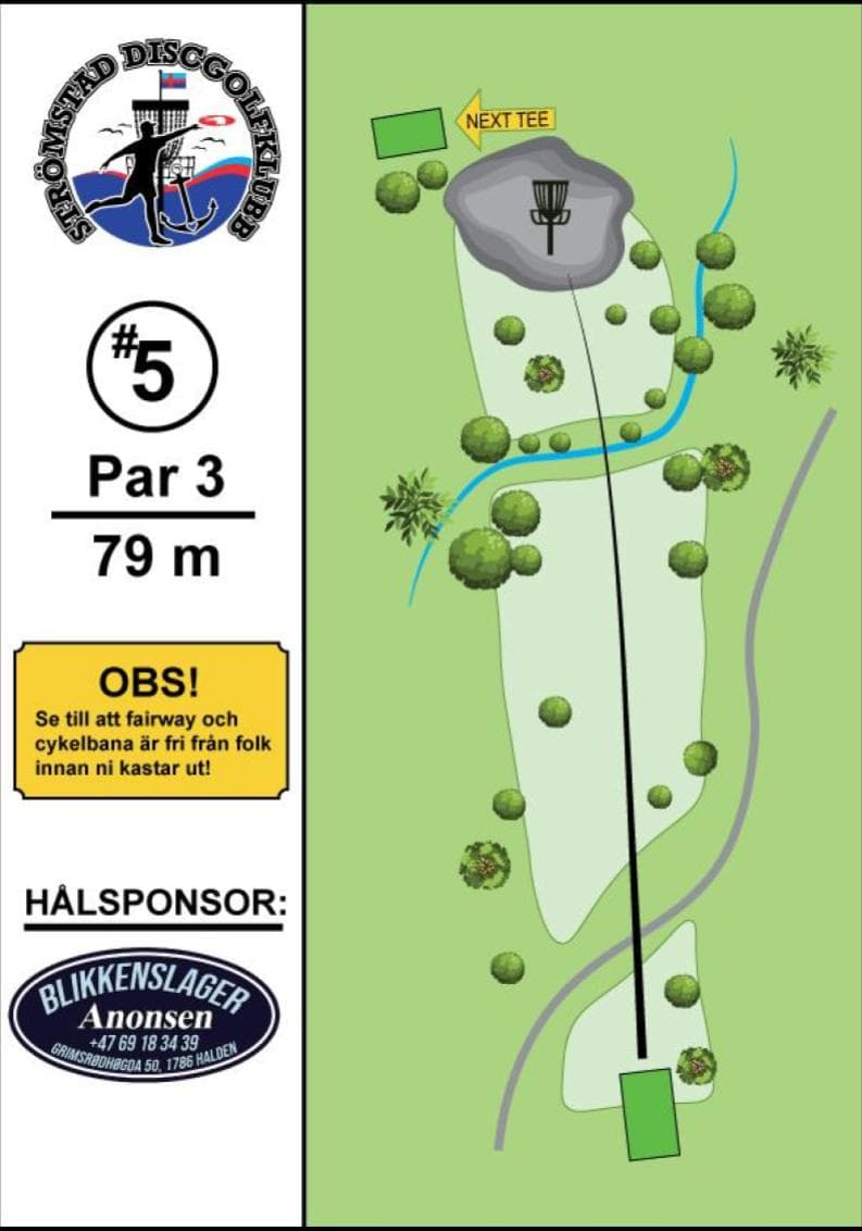 Hål 5 – Strömstad Discgolfklubb