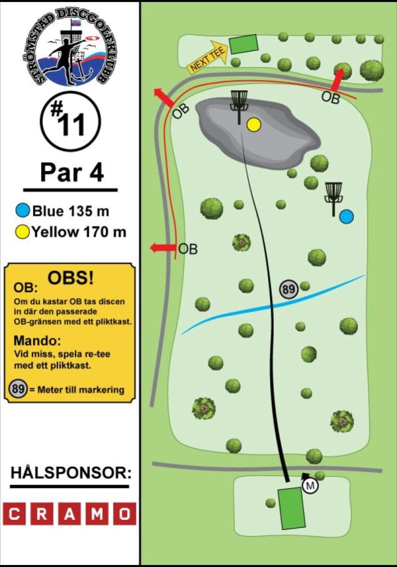 Hål 11 – Strömstad Discgolfklubb