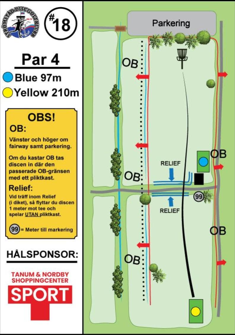 Hål 18 – Strömstad Discgolfklubb
